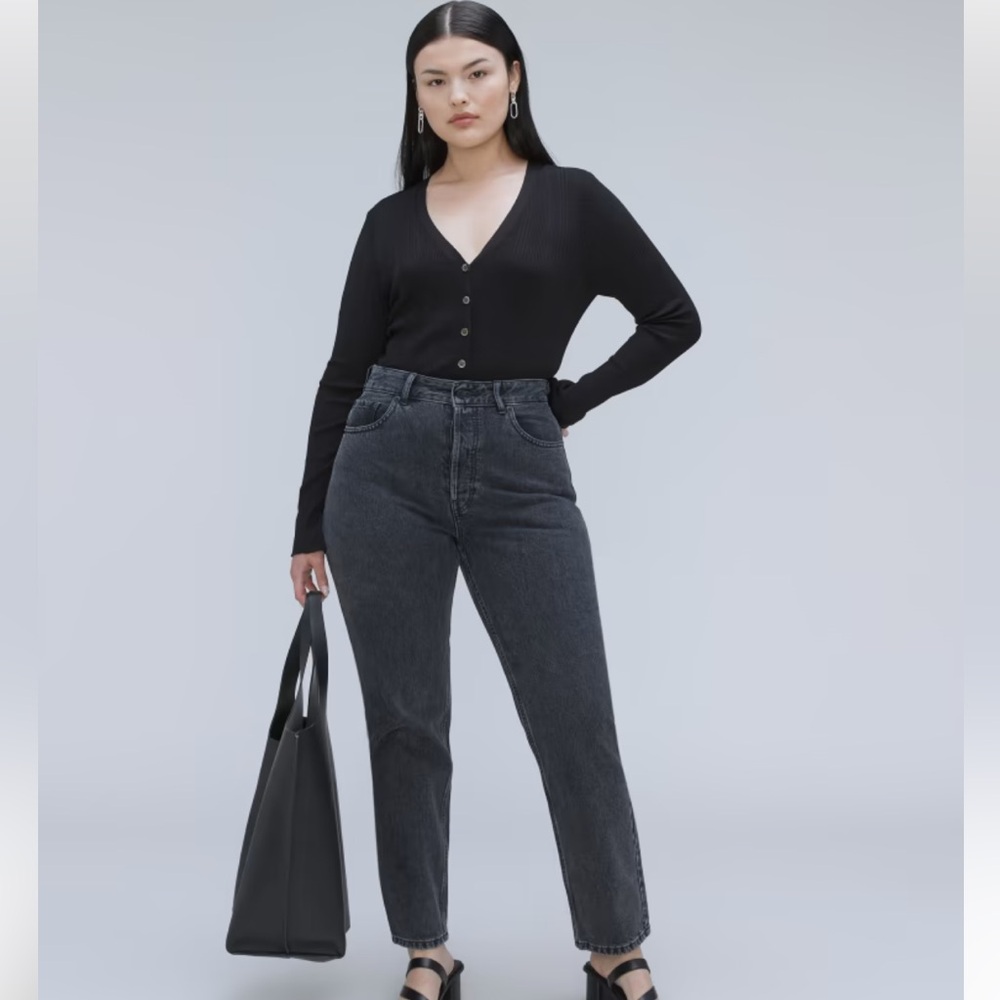 NEW WITH TAGS Everlane dark wash curvy straight jean